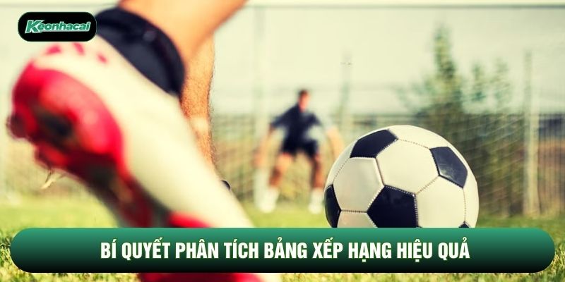 Bí quyết phân tích bảng xếp hạng hiệu quả